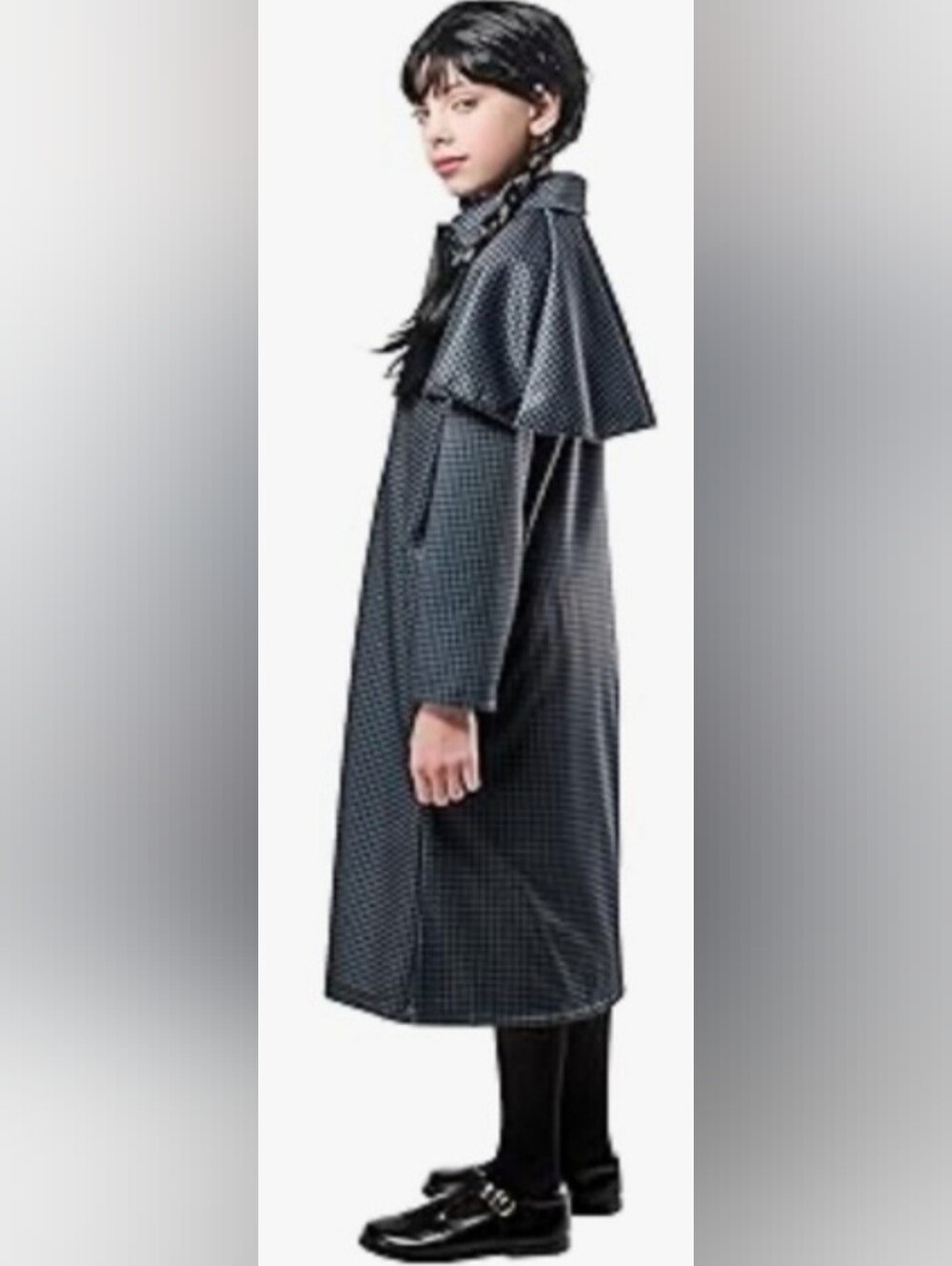New Kids Small Wednesday Addams Child Costume Coat - Picture 2 of 8